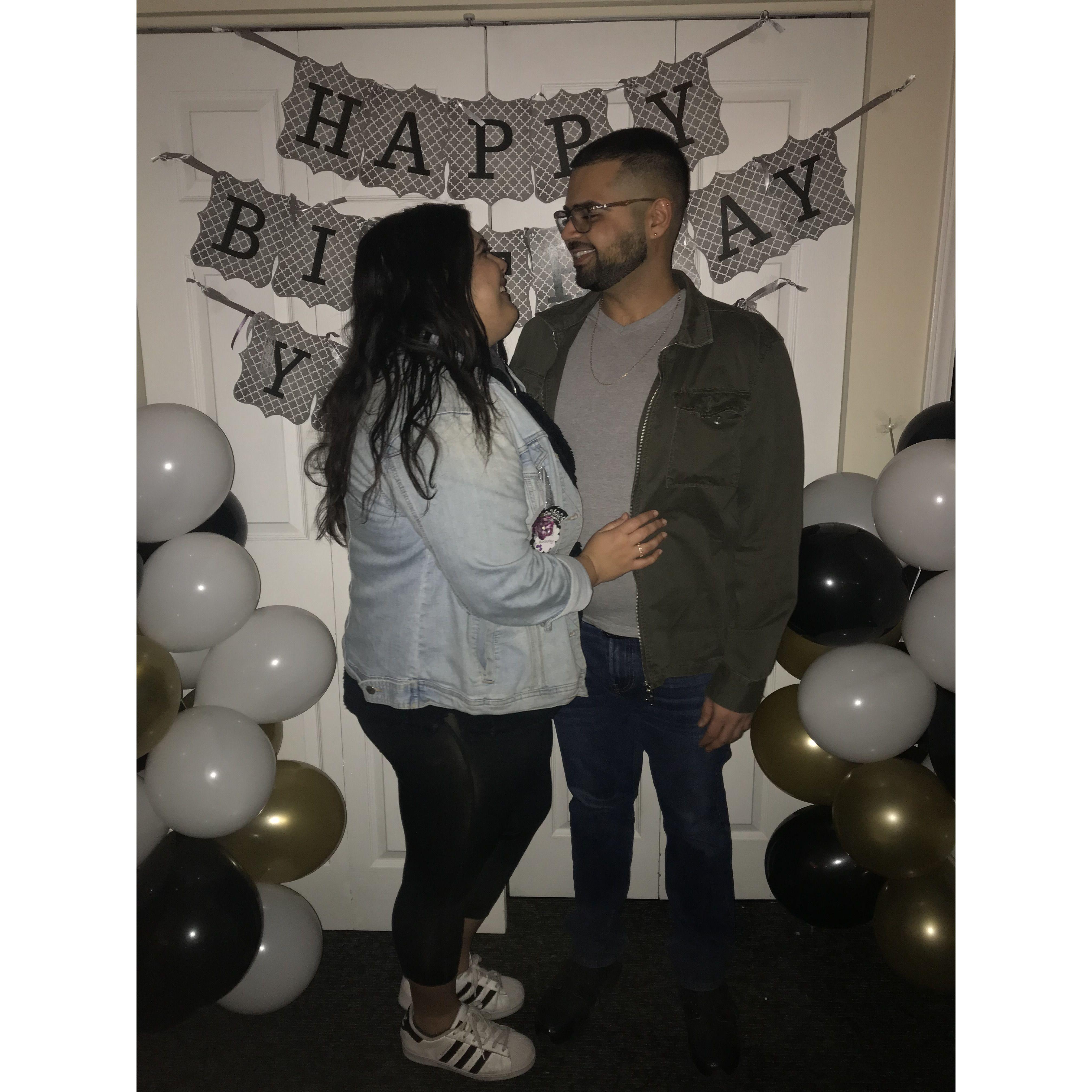 A surprise birthday party Malik threw for Yasmene when she returned from Jordan.