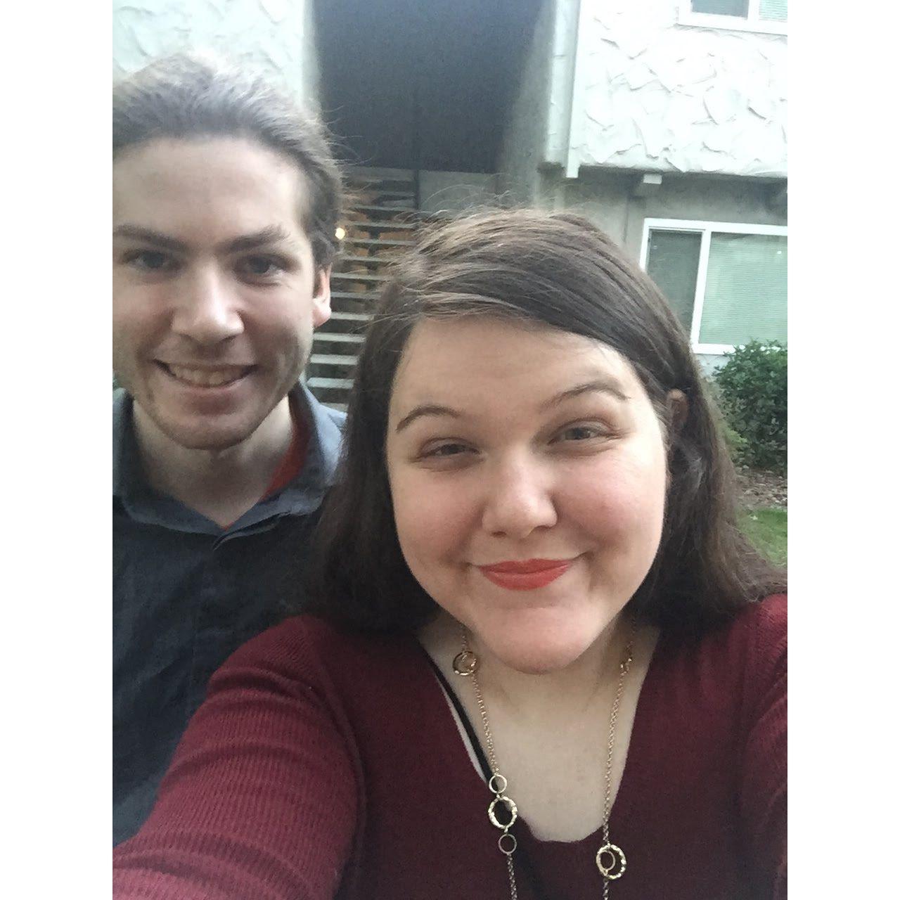 Our first apartment together