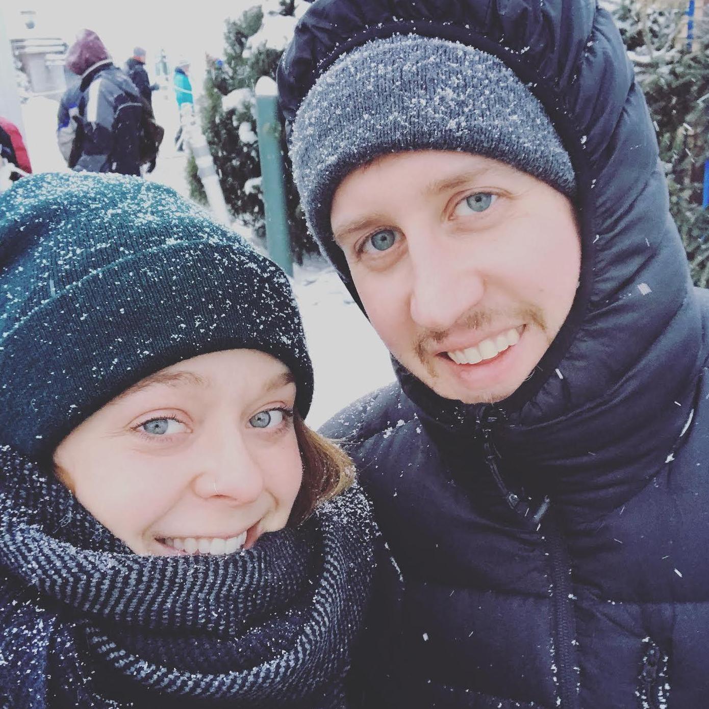 Ice castle adventure in Lake Geneva. We almost lost our toes waiting in line, the thermos of bourbon saved us! It's these little Wisconsin adventures we love the most.