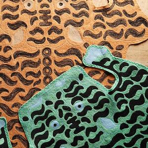 Embroidered Tiger Rug