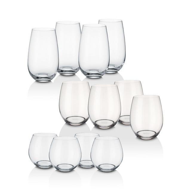Villeroy & Boch Entrée Stemless Wine 12-Piece Set