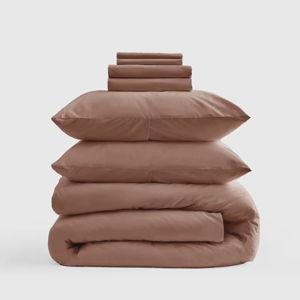 Classic Organic Percale Deluxe Bedding Bundle - King