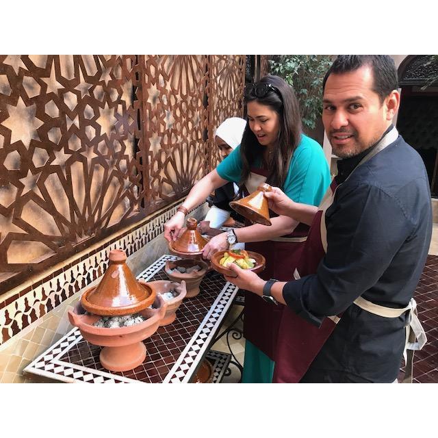 Cooking lessons in Marrakech.