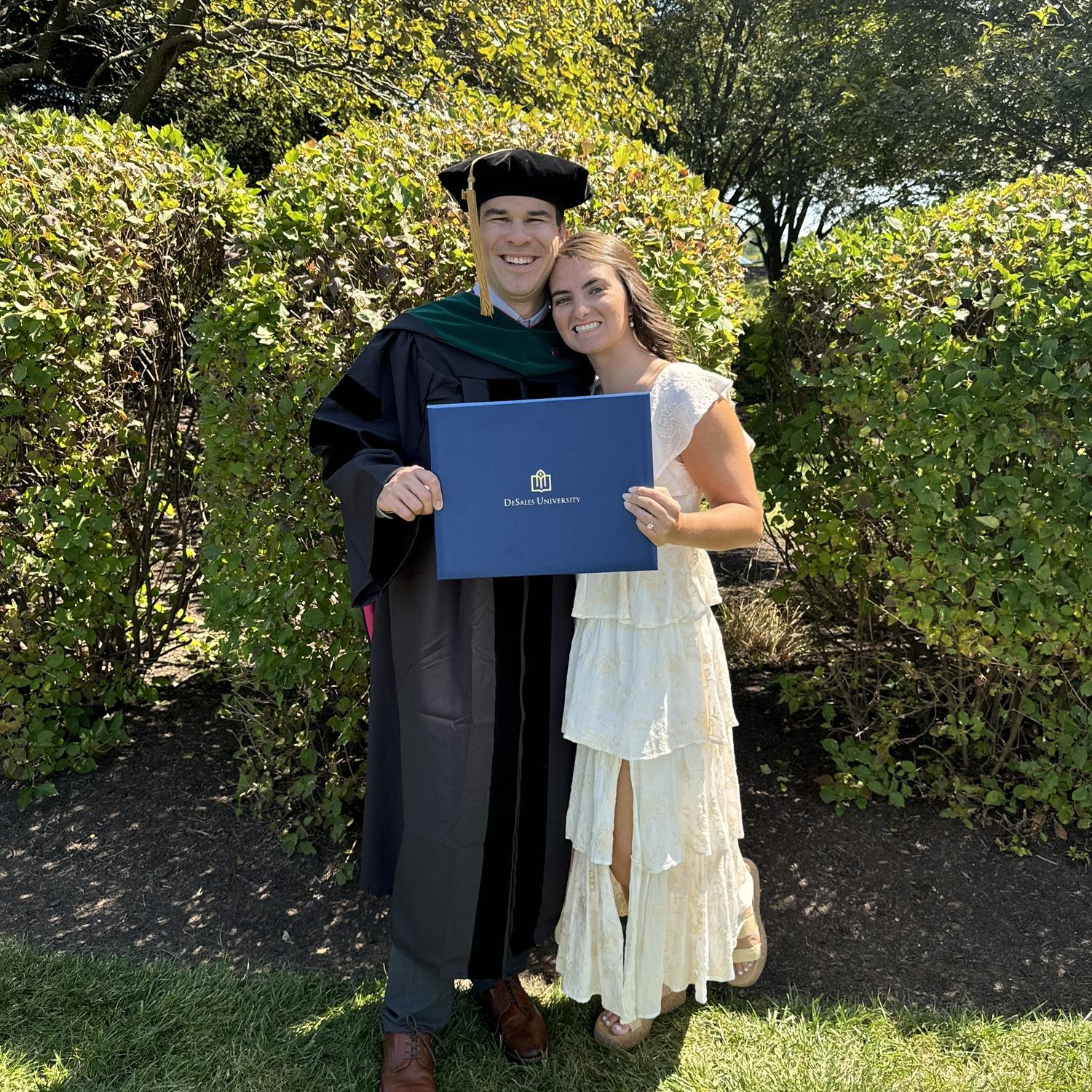 August 23, 2024. Center Valley, Pennsylvania. Christian’s DPT Graduation (finally!)