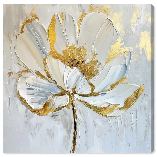 Art Remedy Magnolia II Floral Fine Wall Art, 16" x 16", Gallery Wrapped