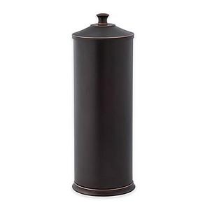 Alumiluxe Toilet Paper Reserve Holder with Lid