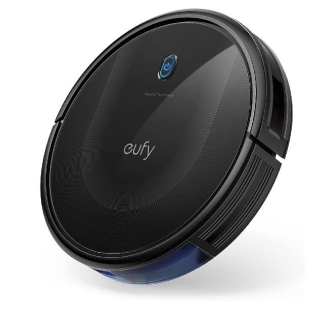 eufy Robot Vacuum 11S MAX, Super Thin, Powerful Suction, Quiet, Self-Charging Robotic Vacuum Cleaner, Cleans Hard Floors to Medium-Pile Carpets, Black