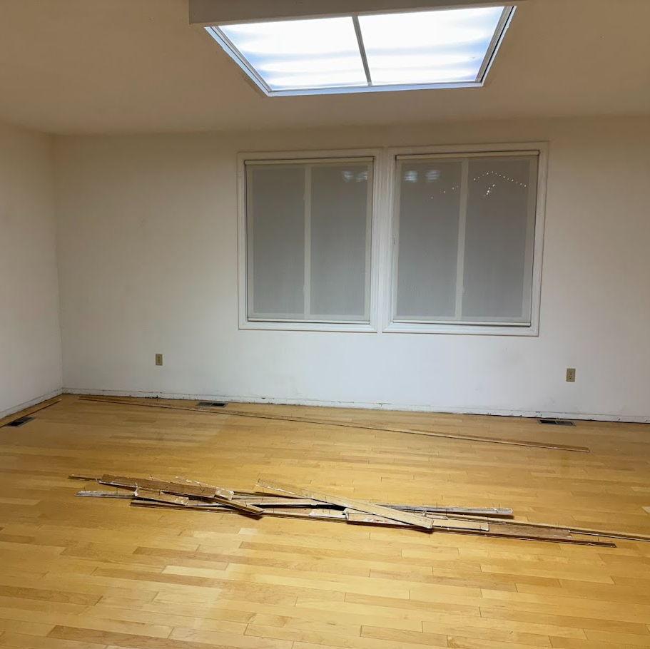 Bonus Room repairs begin...