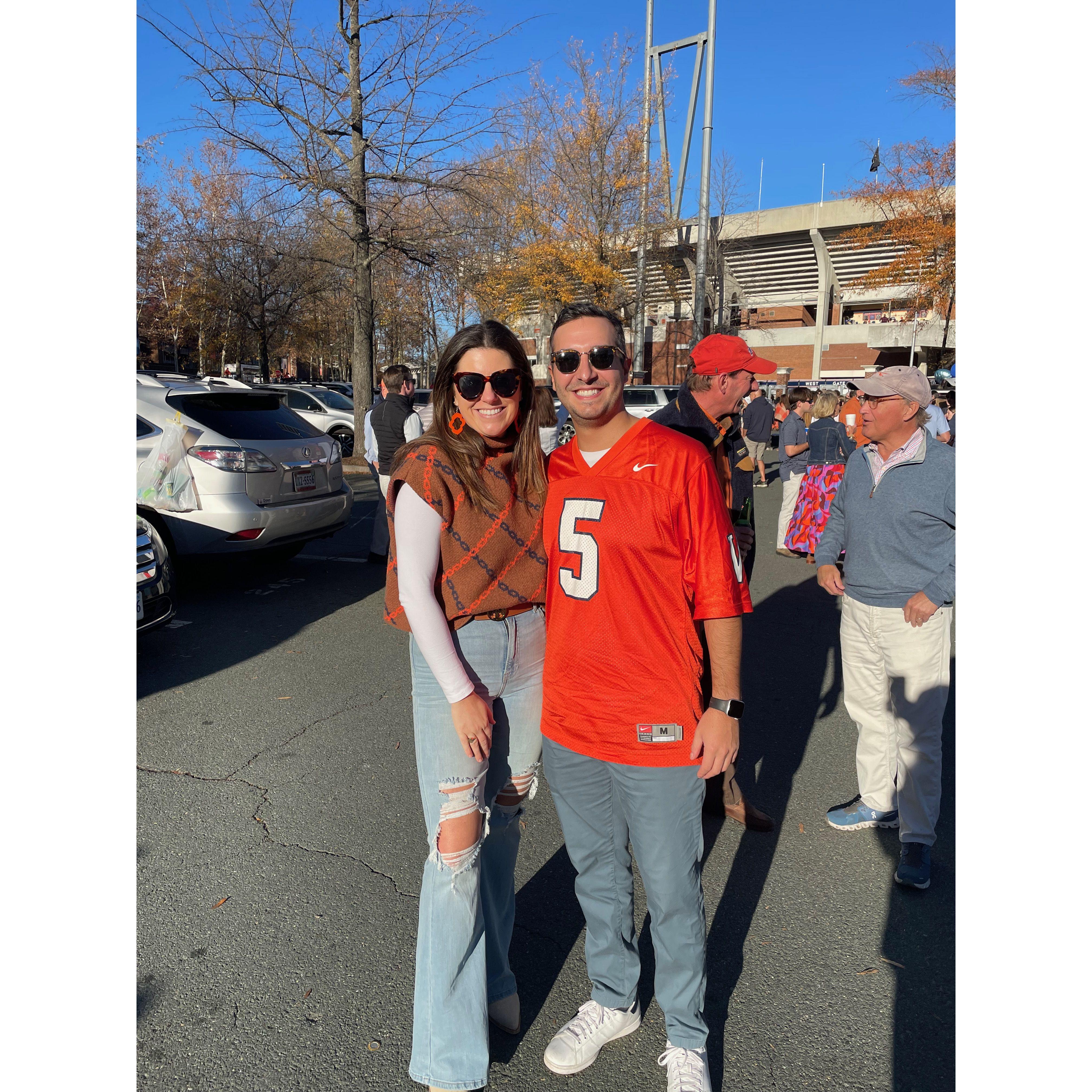 Scott Stadium West Lot