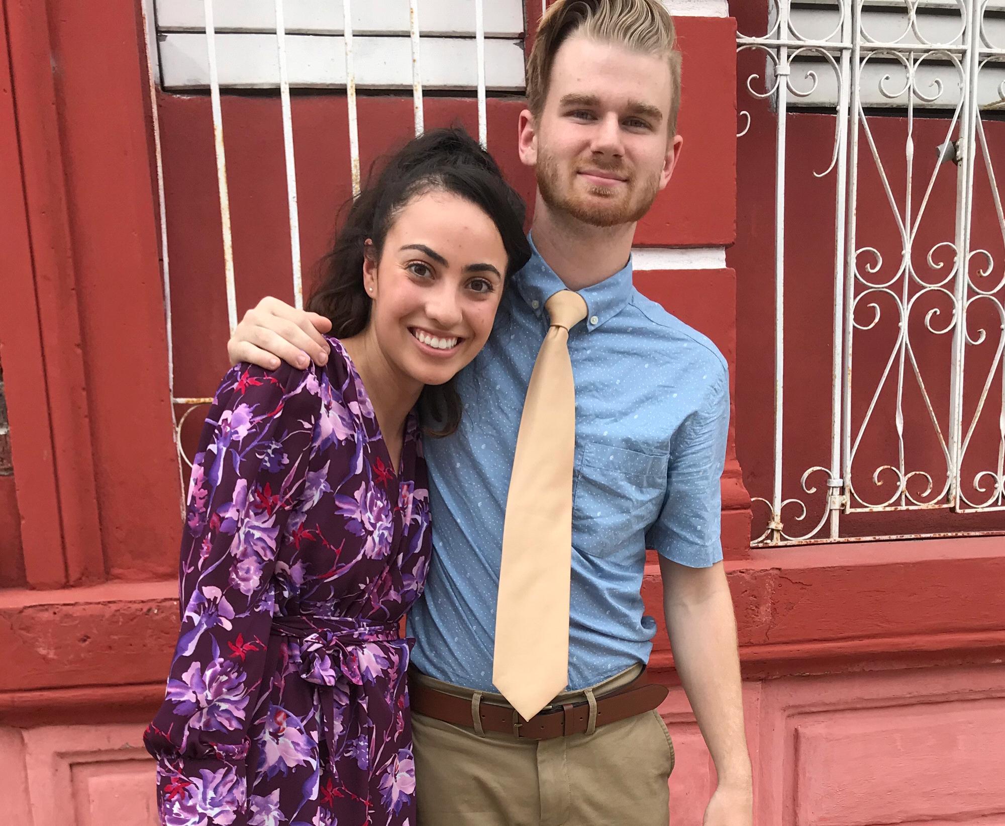 Easter 2018 in Santa Clara, Cuba - All our friends were so happy and cheering for us while this picture was being taken. The start of our story!