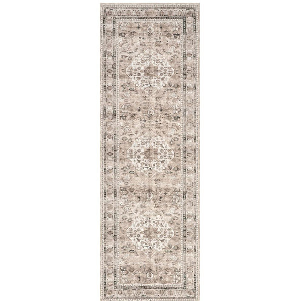 Keyara Spill Proof Washable Rug | Stone