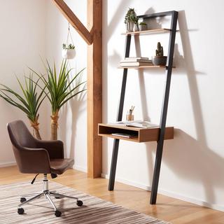 Kamy 2-Shelf Leaning Desk