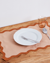 Terracotta & Rust Scalloped Placemats (Set of Four)