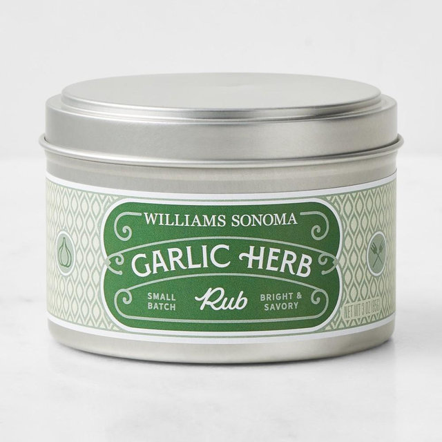 Williams Sonoma Rub, Garlic Herb Blend, Set of 2