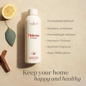 Thieves Household Cleaner | 14.4 oz | Plant-Based Multi-Surface Solution Infused with Essential Oils | Dilute for Floors, Carpets, Glass, Counters, Appliances, and General Home Cleaning