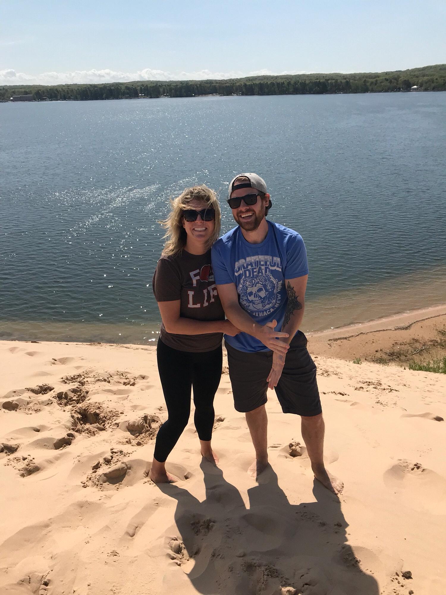 Michigan sand dunes.