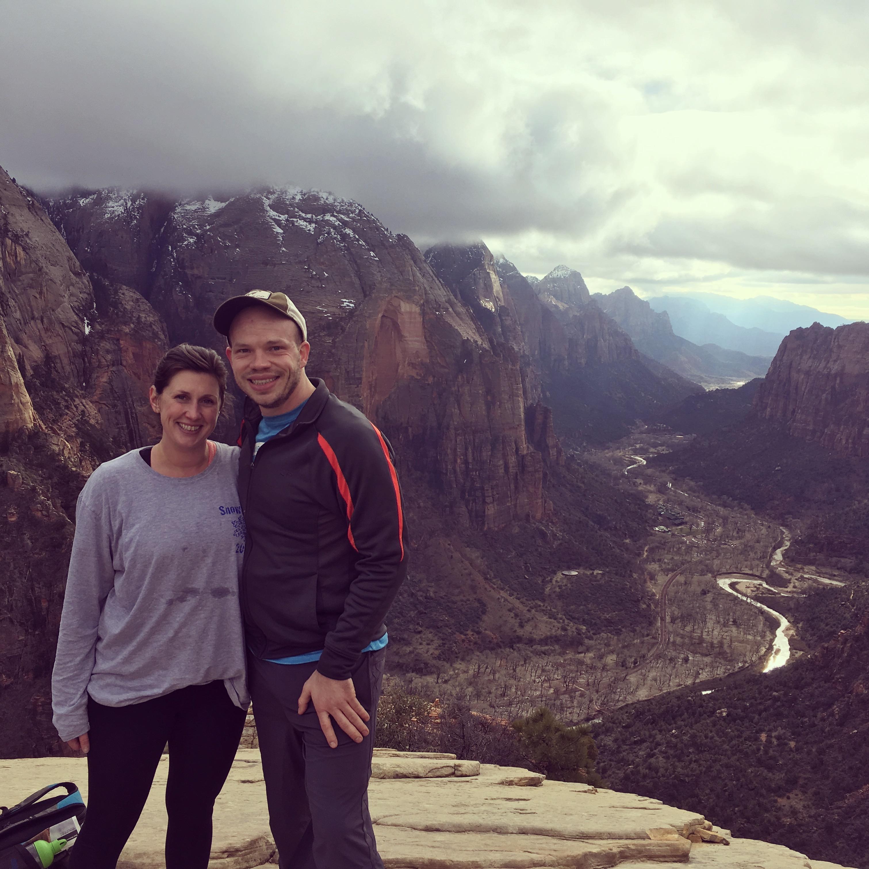 Hiking in Zion National Park