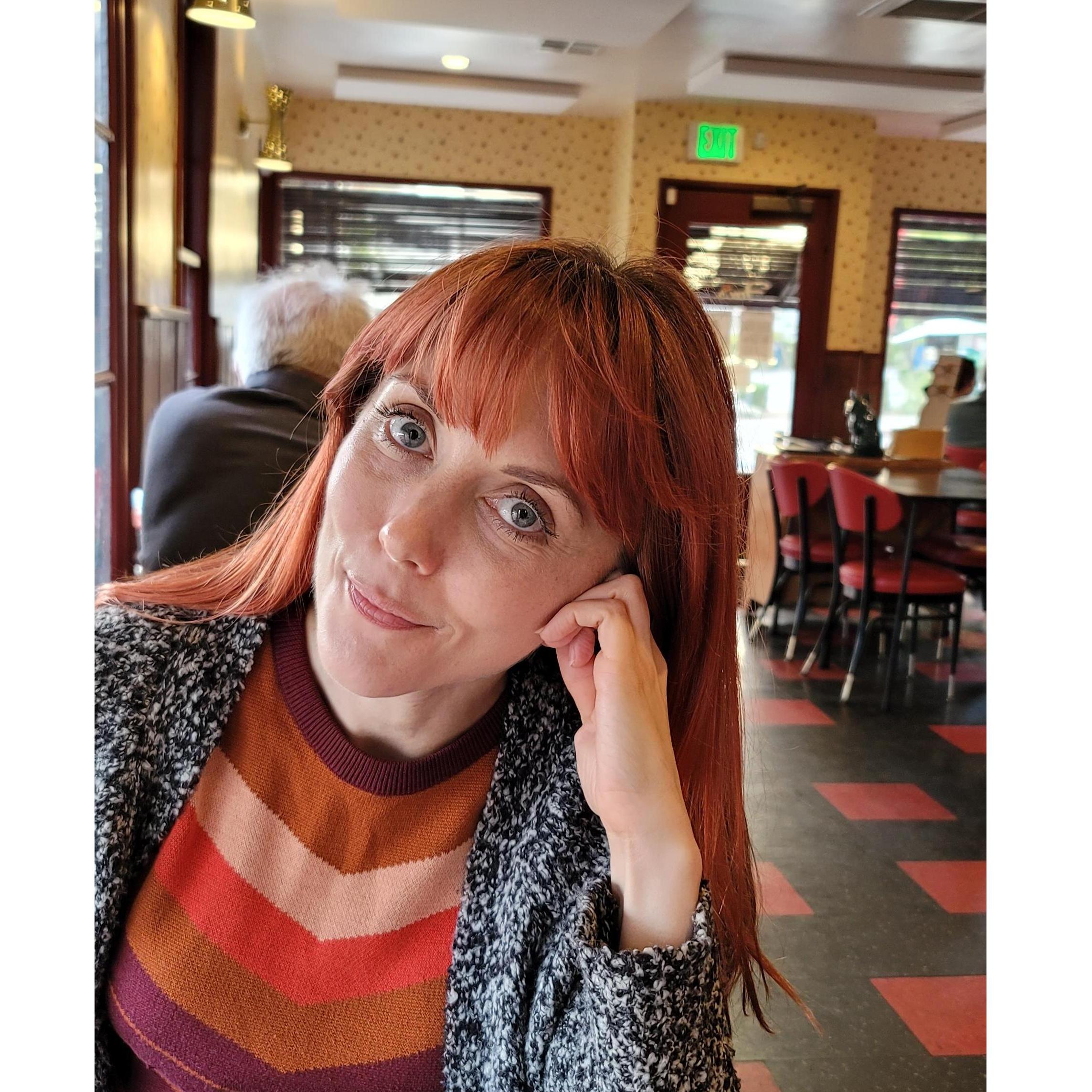 at Fox's, Jayk and Erin's favorite neighborhood restaurant in Altadena