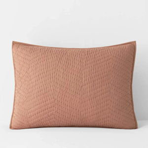 Voile Sham - Clay, Standard