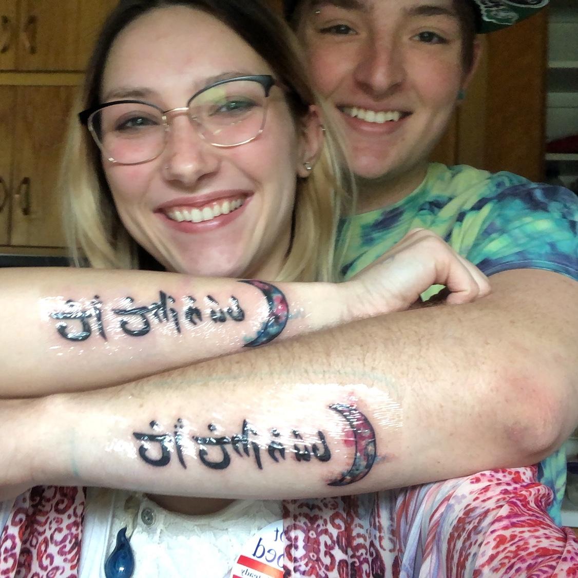 We got matching tattoos