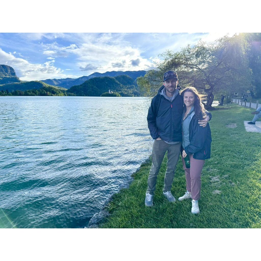 April 2024 at Lake Bled in Slovenia