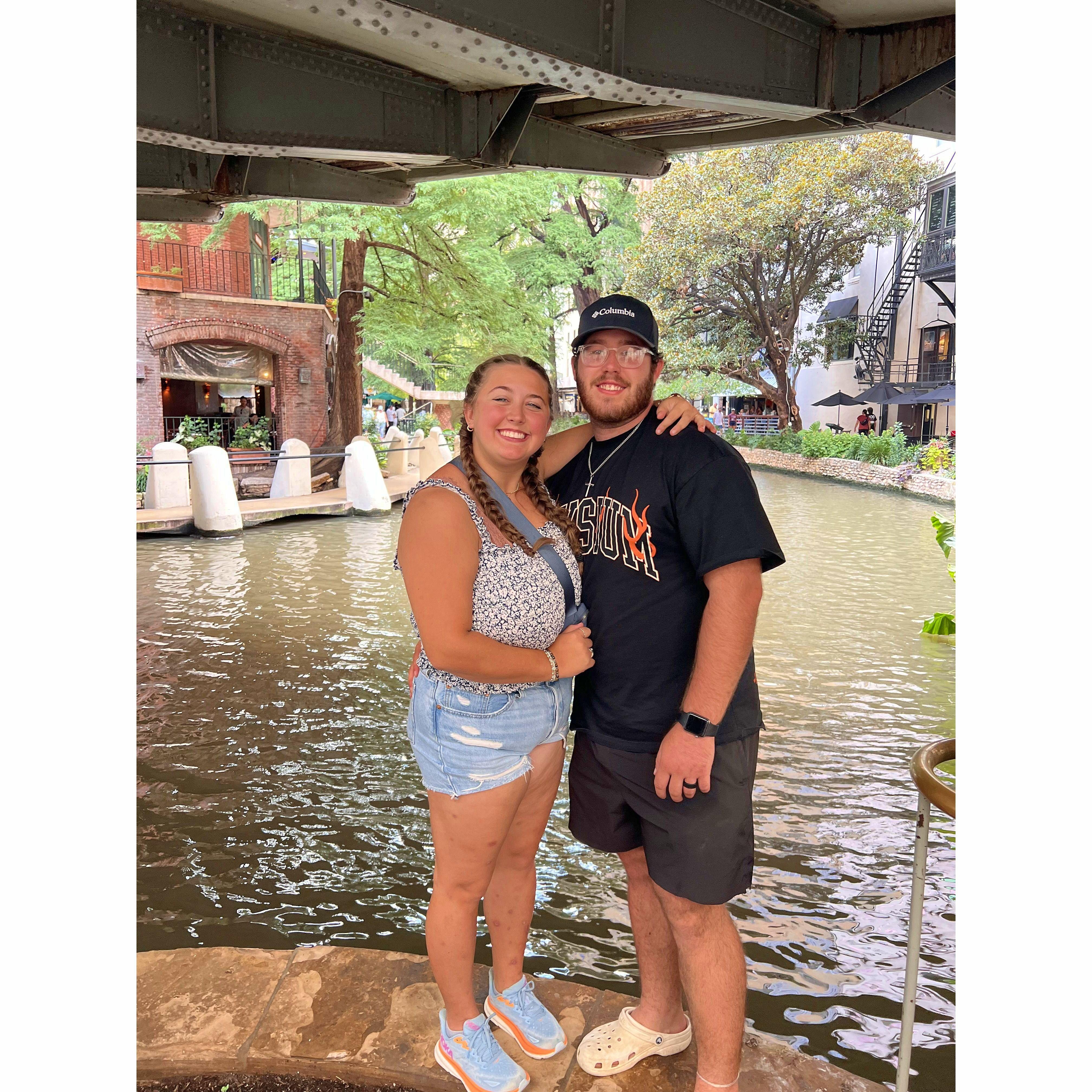 Sawyer and Olivia in San Antonio