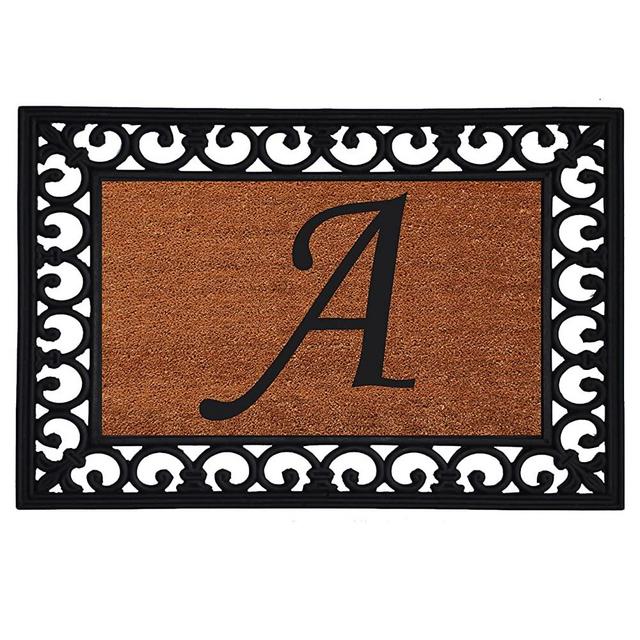 Calloway Mills 180041925A Monogram Insert Doormat 19" x 25" (Letter A)