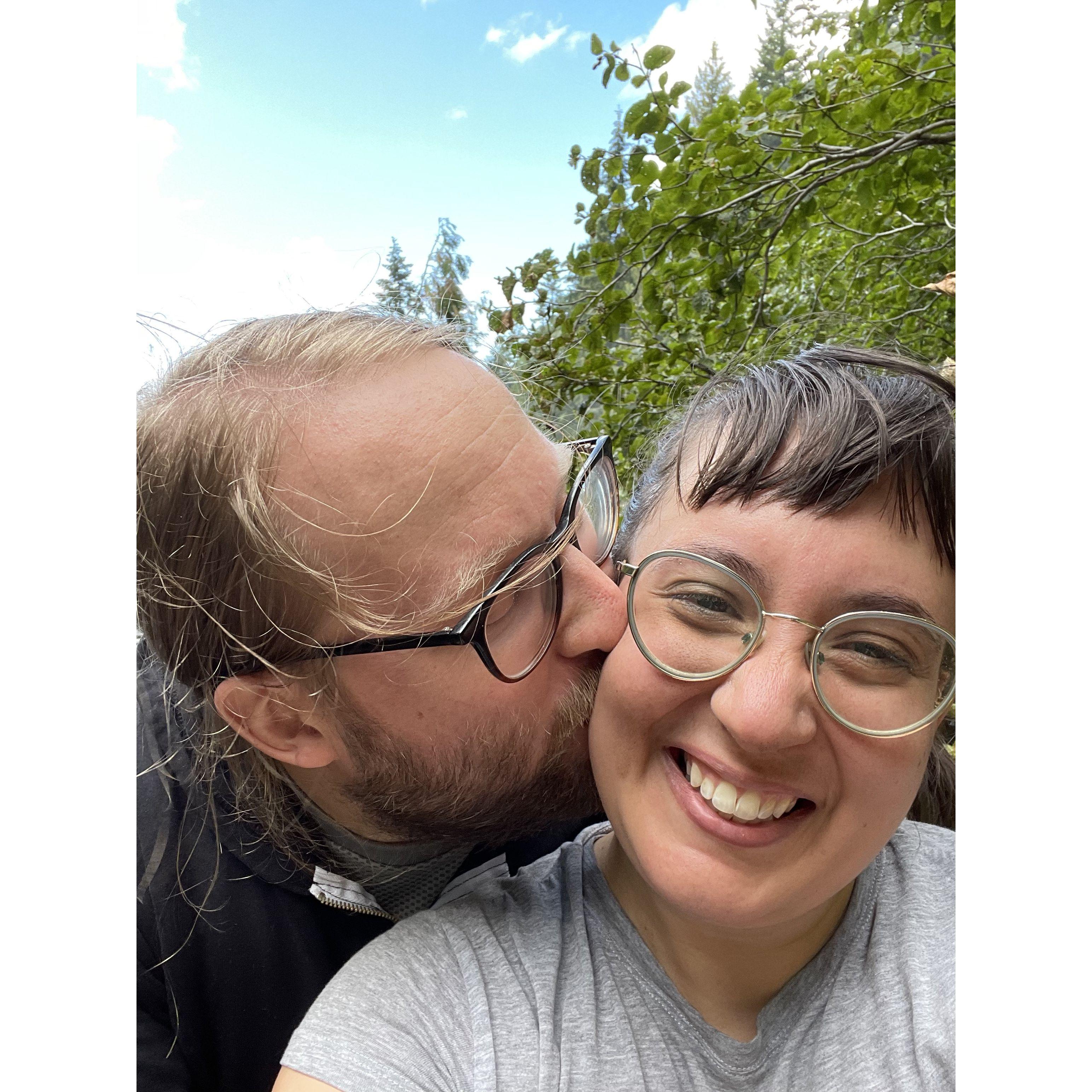 WE GOT ENGAGED like 5 seconds before this.