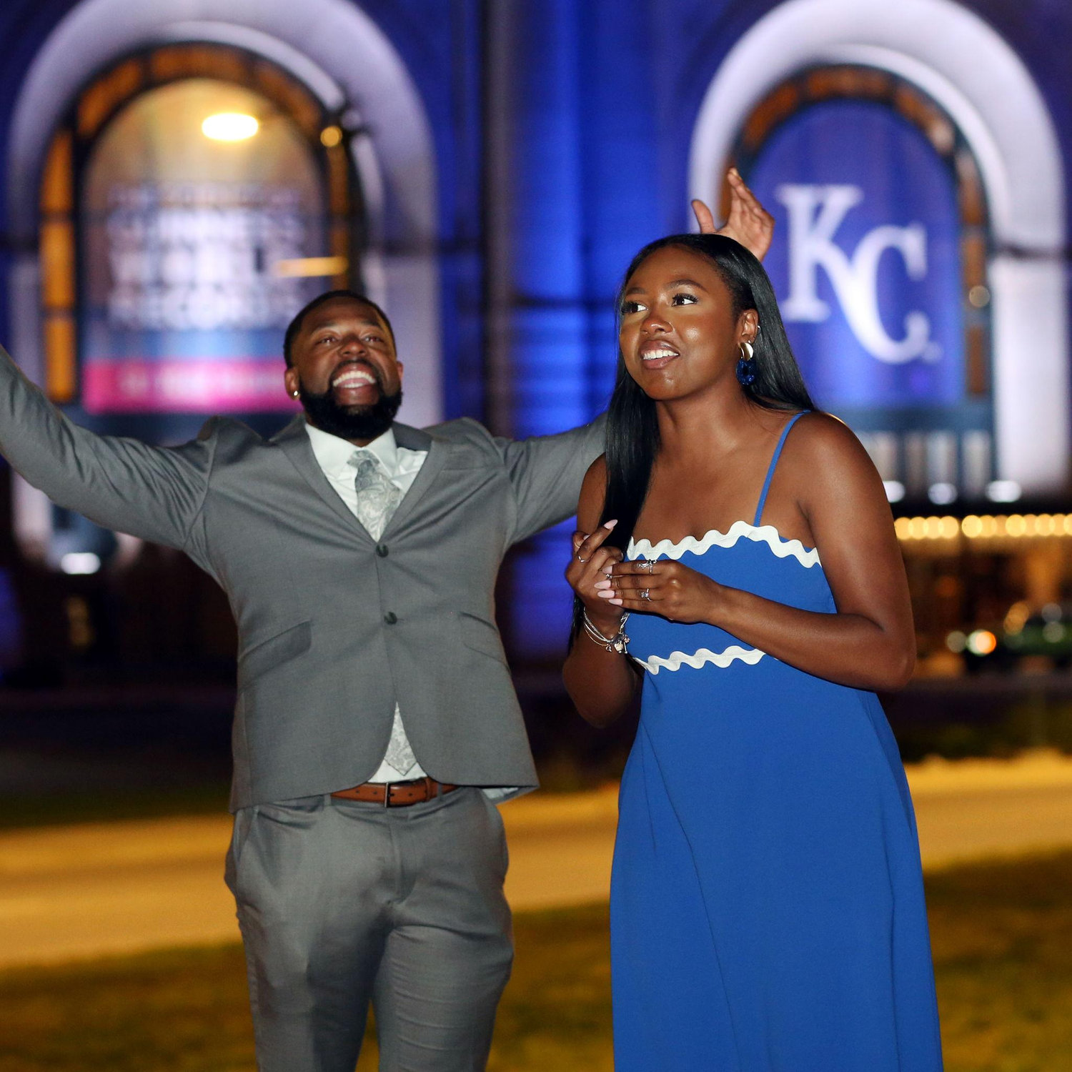 the night we got engaged!