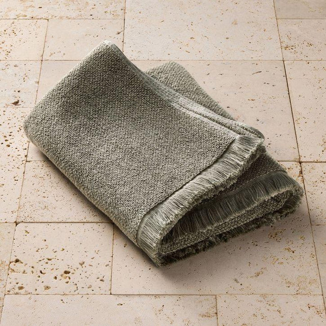 Organic Texture Bath Towel - Casaluna™ - Olive