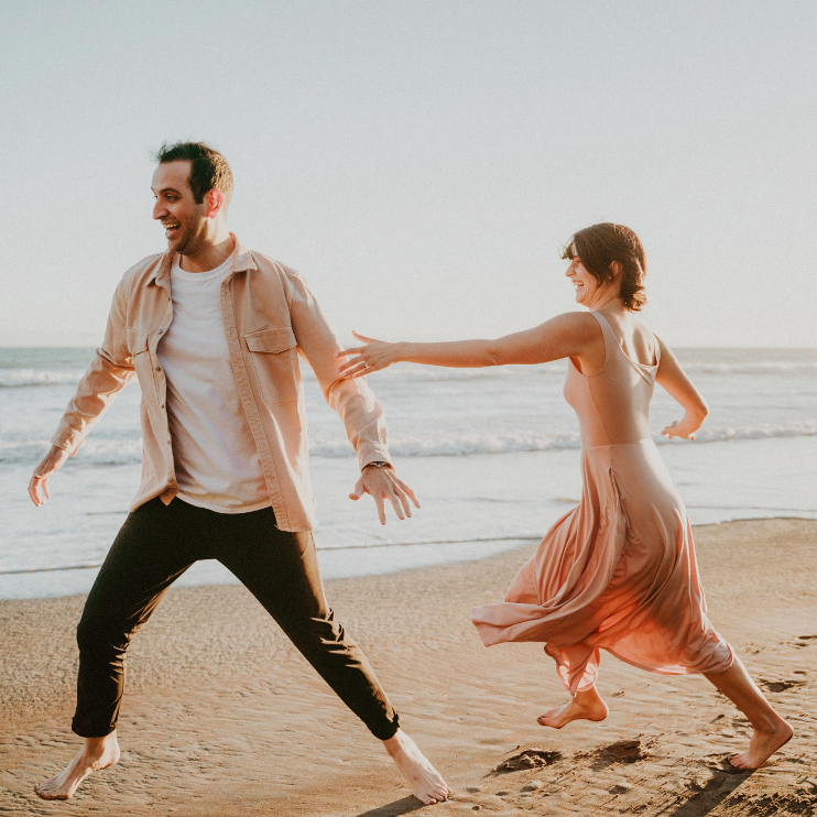 Wouldn't be engagement photos without someone being chased (June 2021)