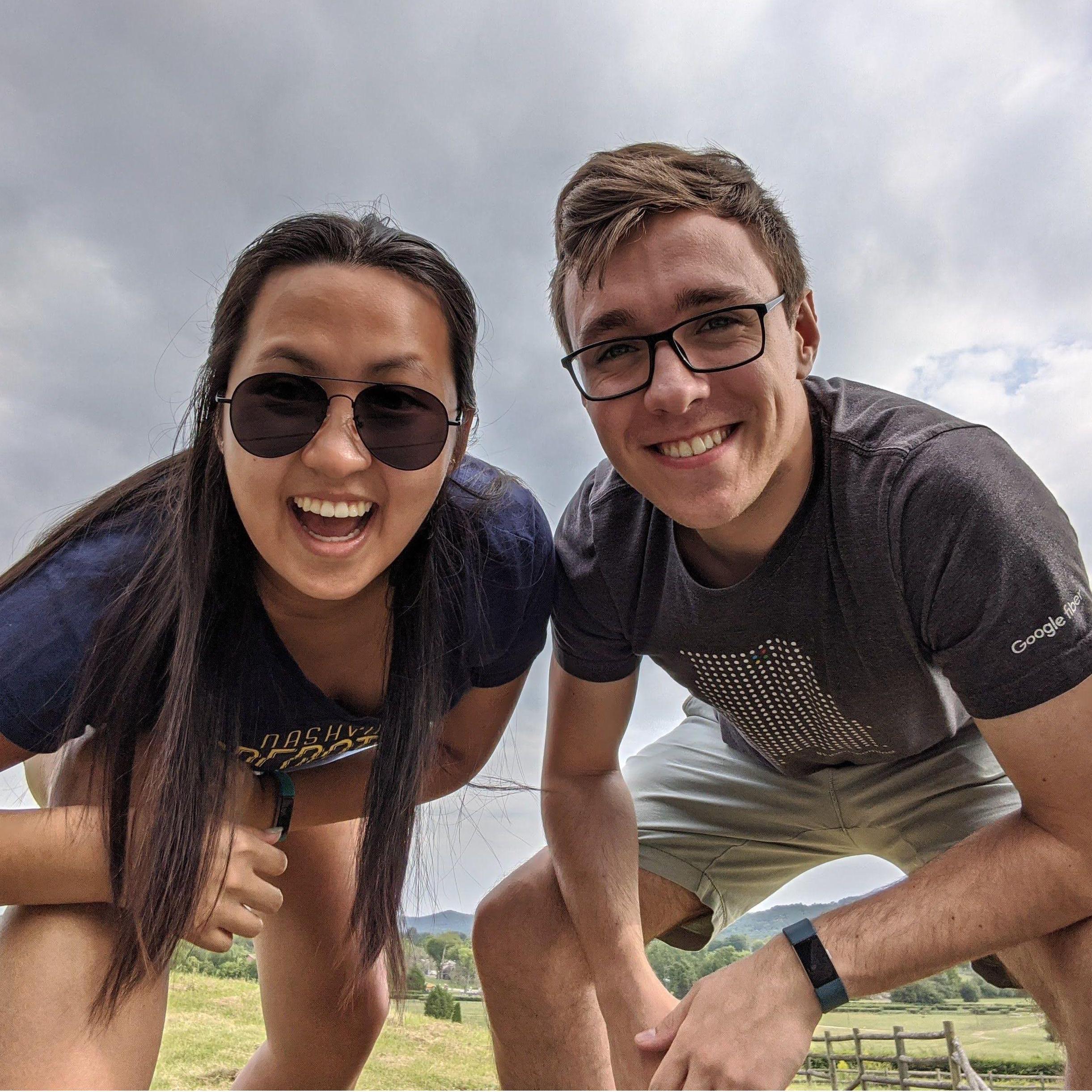 September 2020 - Last photo before Hannah and Parker last "long distance" segment