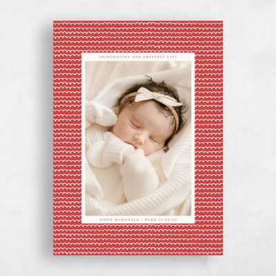 Red Velvet Holiday Card - Haywood
