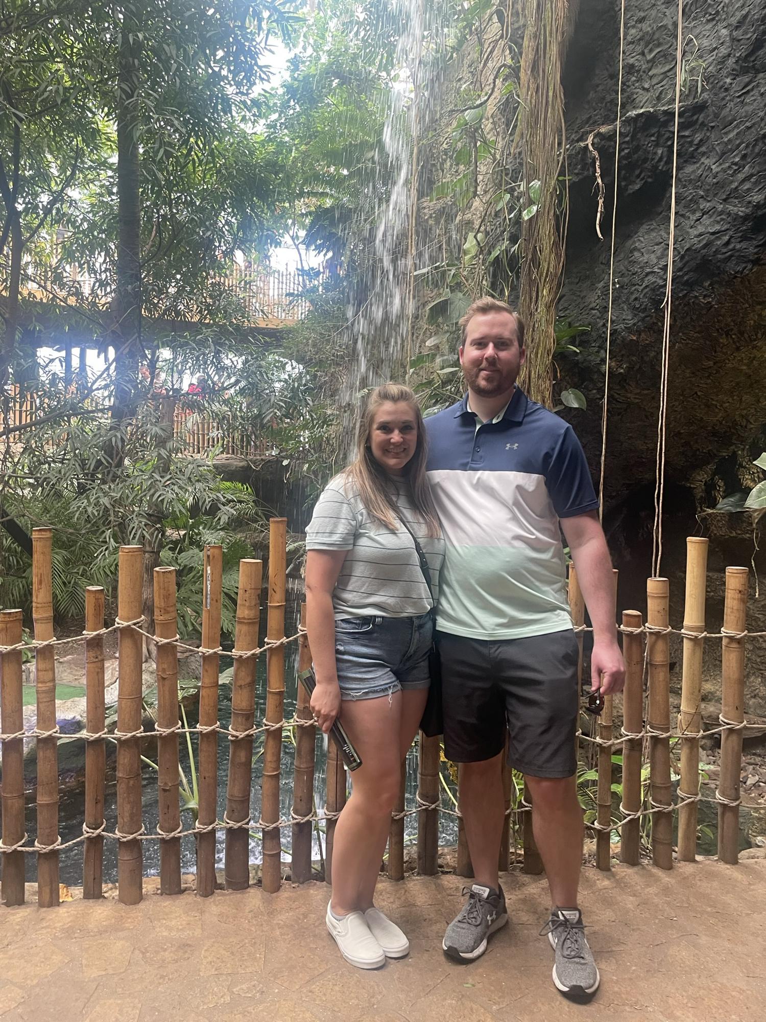 Birthday outing to the Dallas World Aquarium.