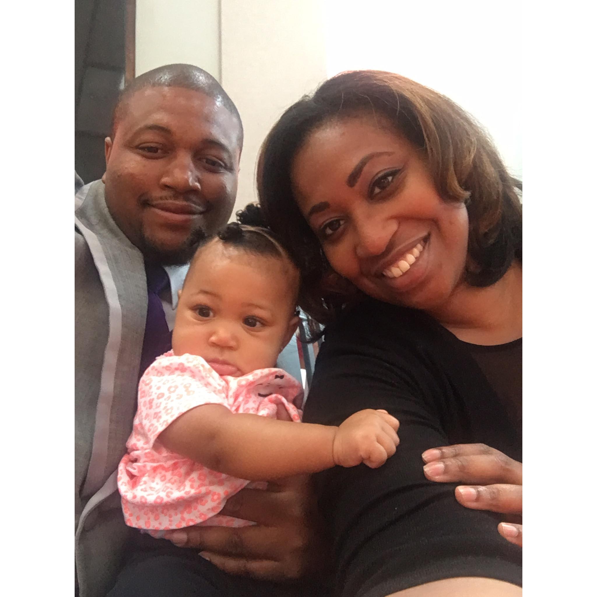 Attending The Clark Wedding with our middle diva Kailani 5/2017