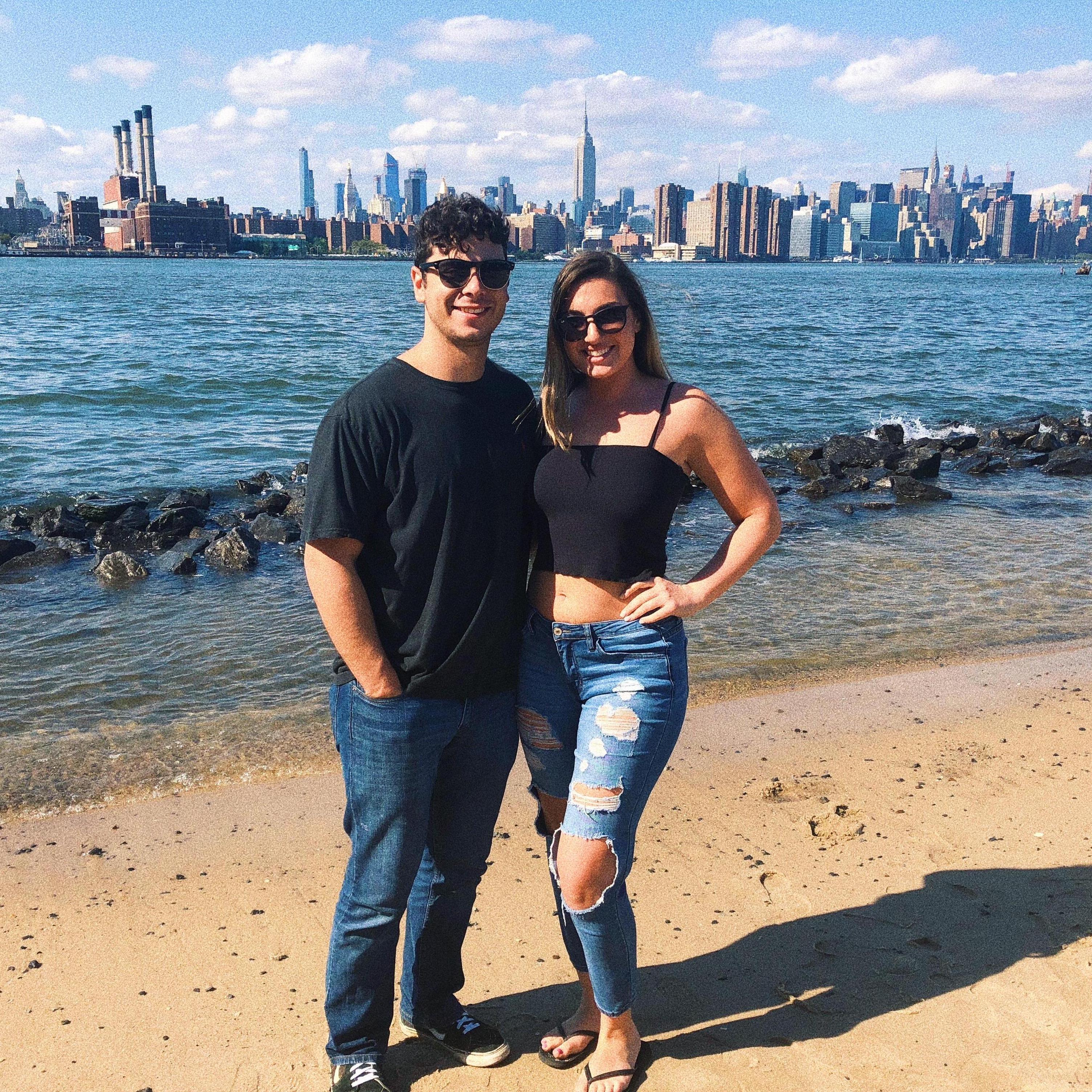September 2018-The first official date, Michael flew all the way from NC to spend a weekend in the city with Samantha!