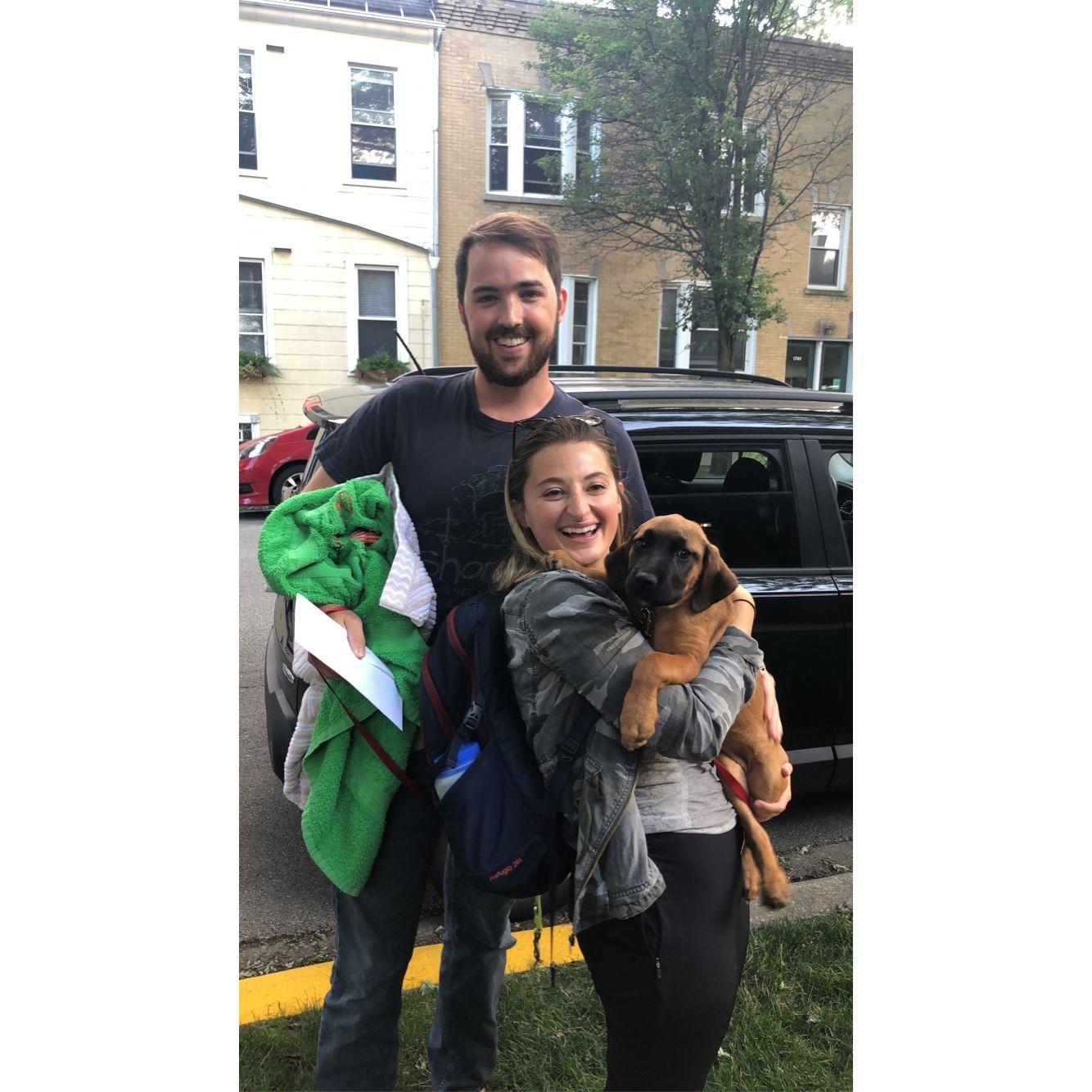 Gotcha Day with our baby girl, Josie