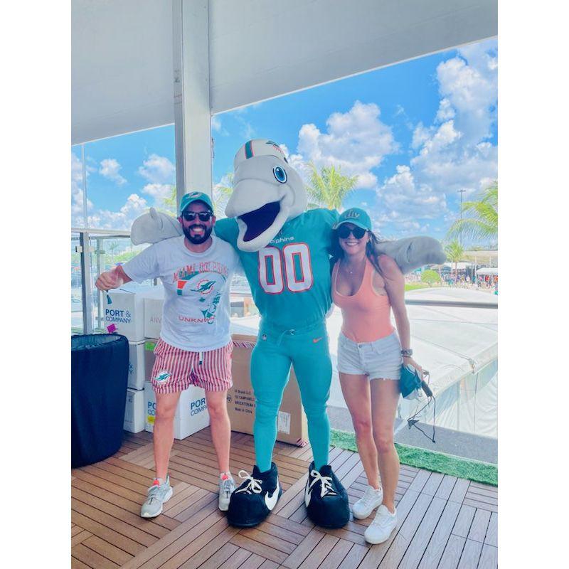 Our first season as Miami Dolphins season ticket holders!
