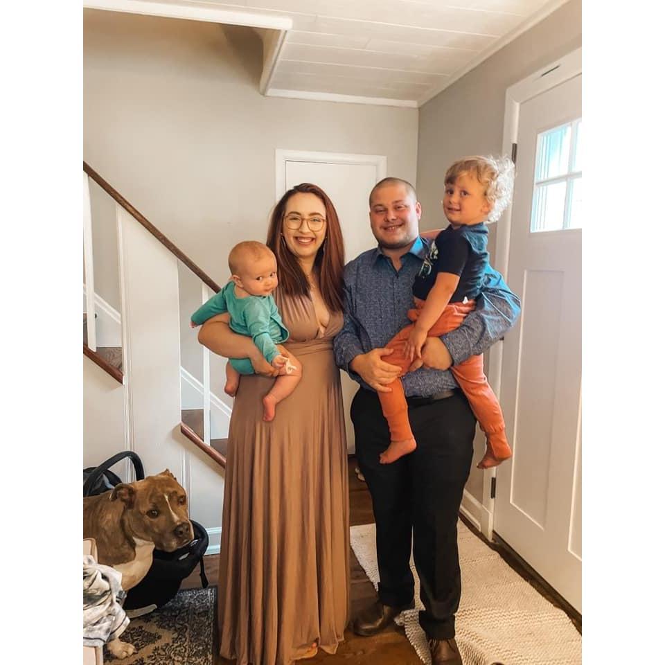 Attending our first wedding together May 2021