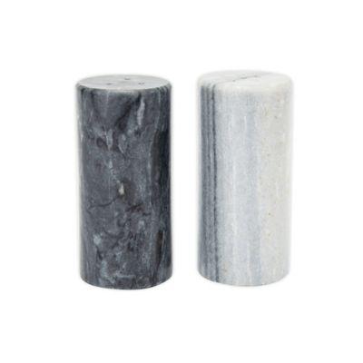 Fox Run™ Marble Salt & Pepper Shakers in Black/White (Set of 2)