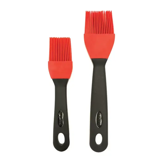 Starfrit Silicone Basting Brushes, Red/Grey