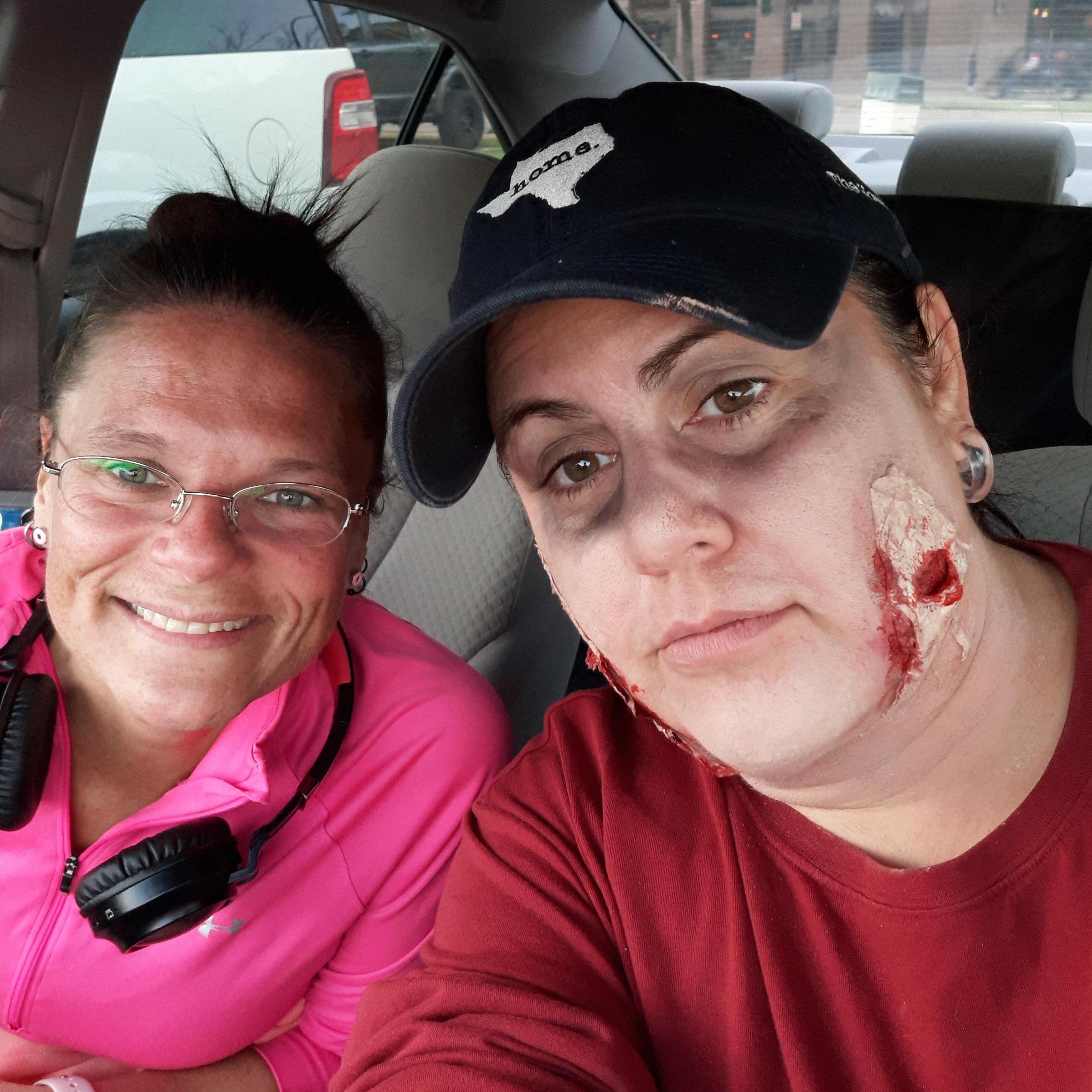 After the Zombie Dog Walk in Irving.