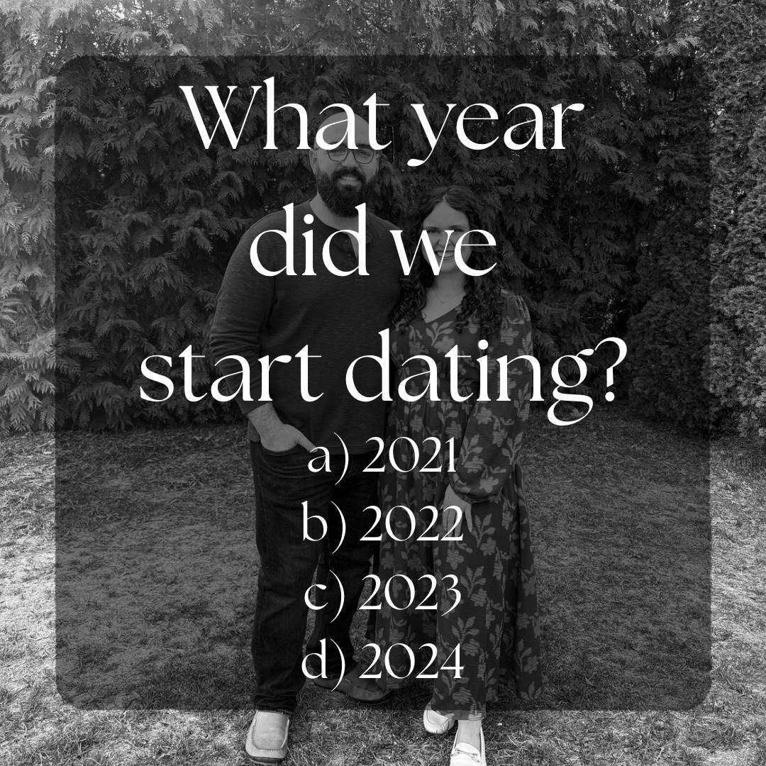 Answer: c) 2023
He asked me to be his girlfriend when my late flight landed to visit him. We had to check the time. It was shortly after midnight, making our anniversary 7/20/23