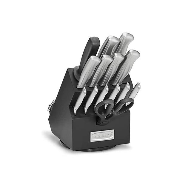 Cuisinart C77SS-15PBR 15PC Stainless Steel Rotating Cutlery Block Set