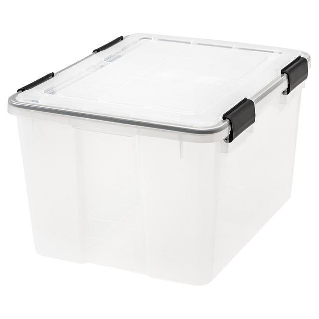 IRIS 53.5qt Stack and Pull Plastic Storage Bin