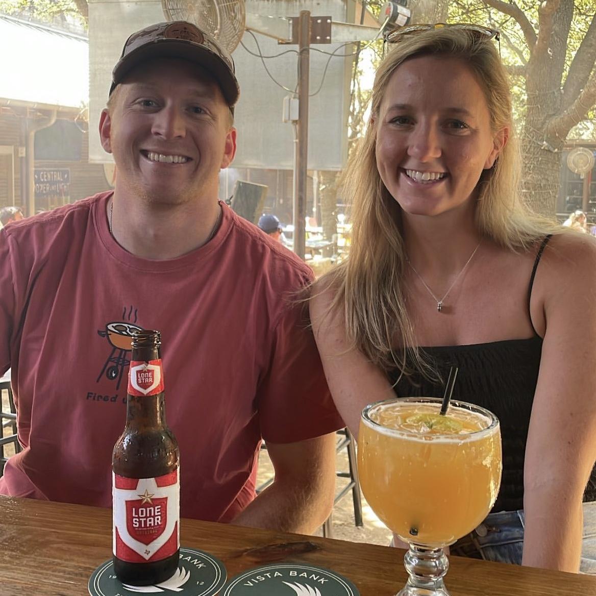 Katy Trail Ice House in Dallas visiting Mary !