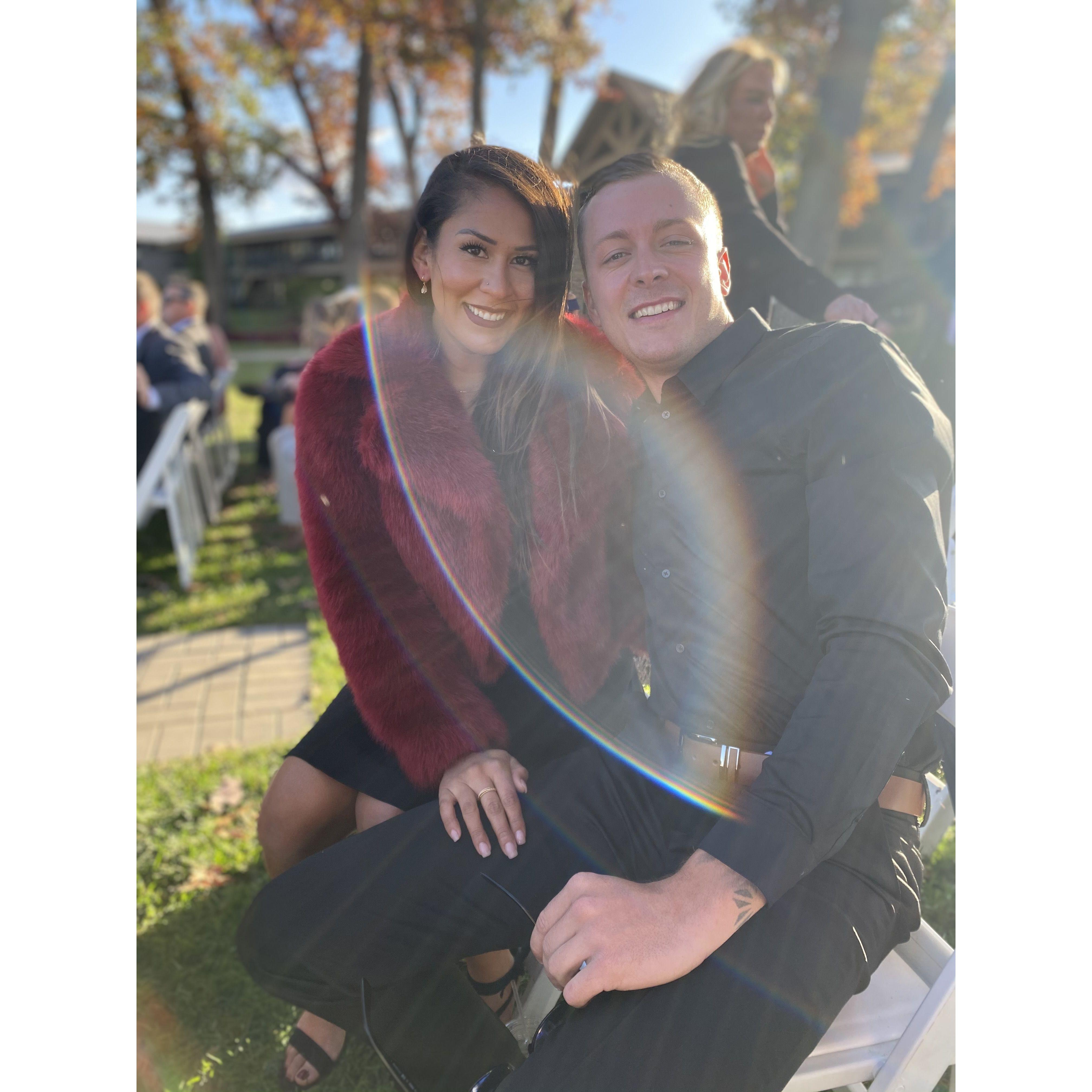 Our 1st wedding together