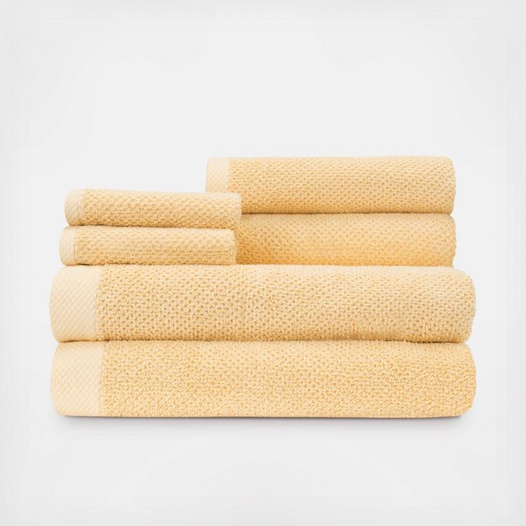 Sabina 6 Piece Towel Set Solid