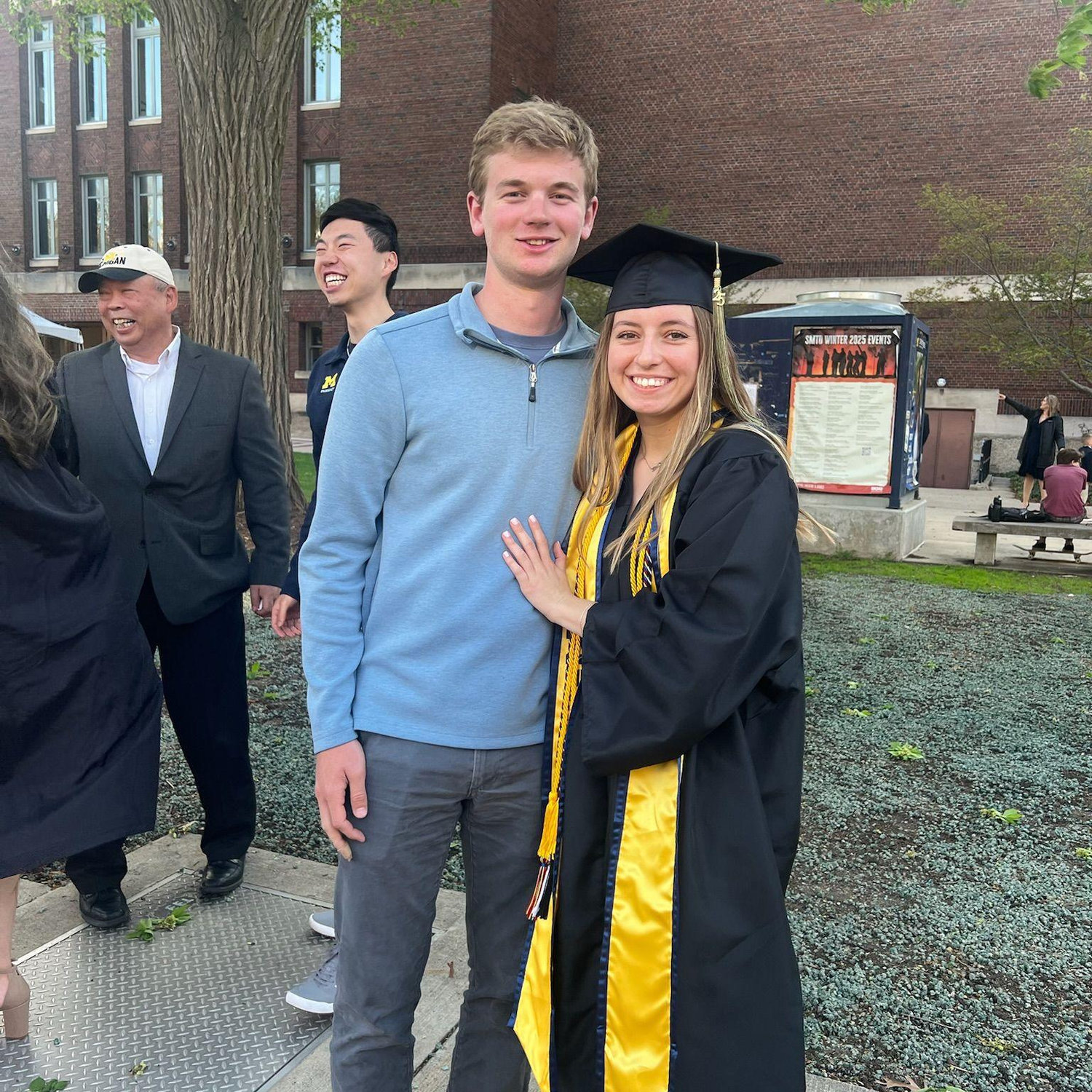 Addy graduating! No more long distance!