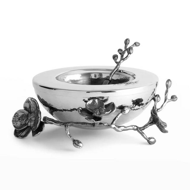 Michael AramBlack Orchid Caviar Dish with Spoon